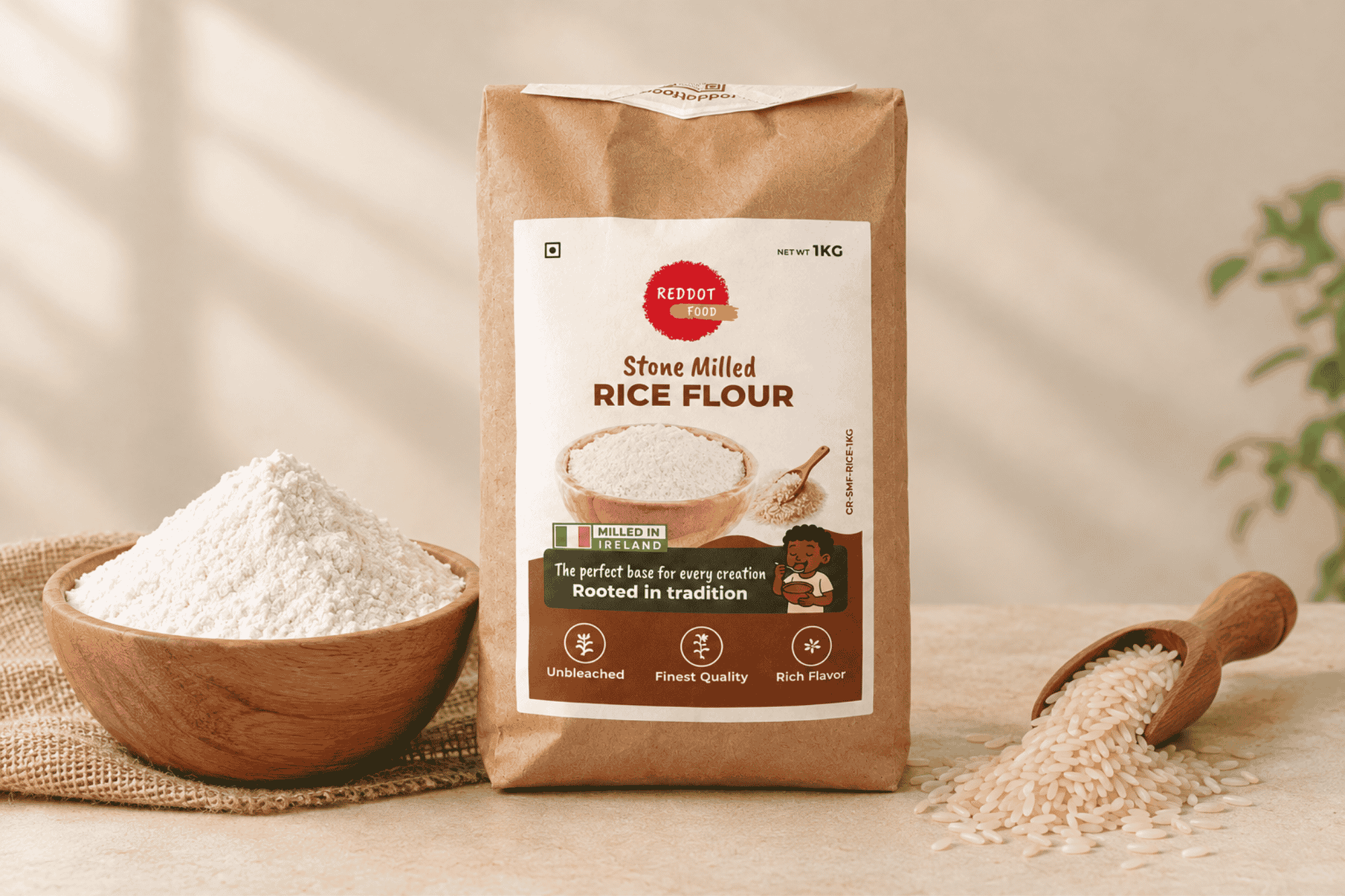 Gluten-Free Rice Flour Ireland | Fresh Stone-Milled | Reddot Food